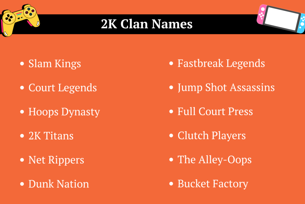 2K Clan Names 9