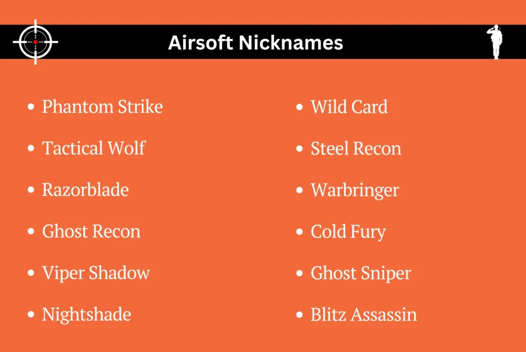 Airsoft Nicknames