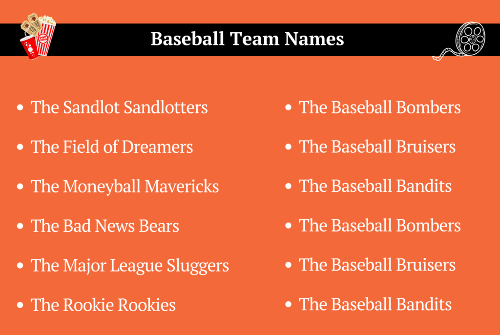 Baseball Team Names