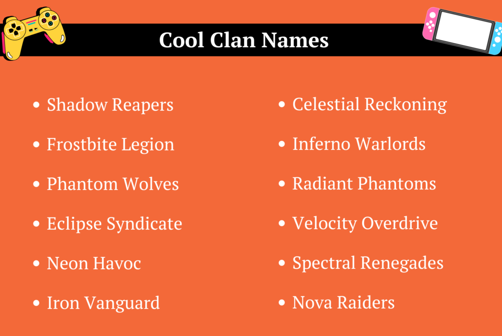 Cool Clan Names