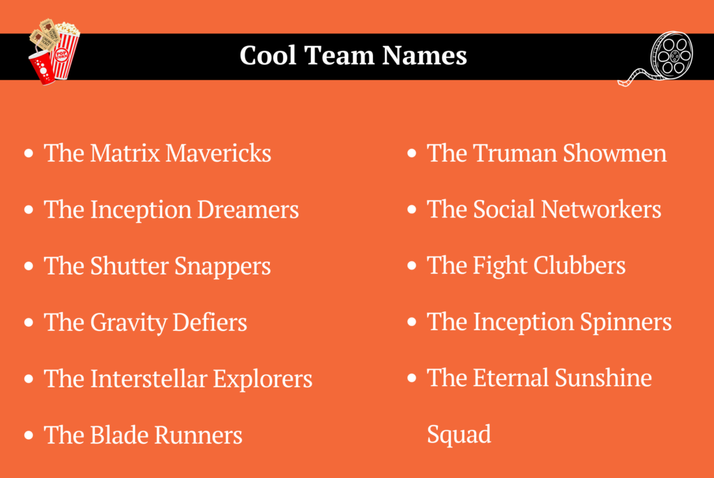 Cool Team Names