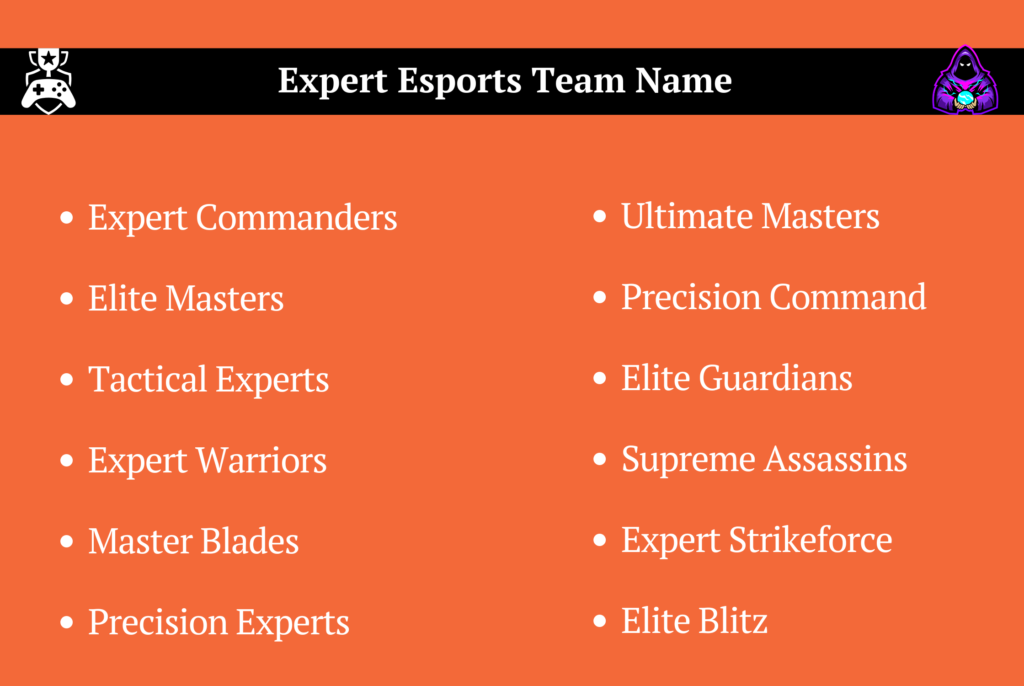 Expert Esports Team Name