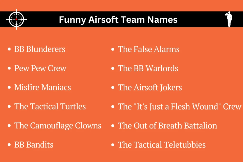 Funny Airsoft Team Names