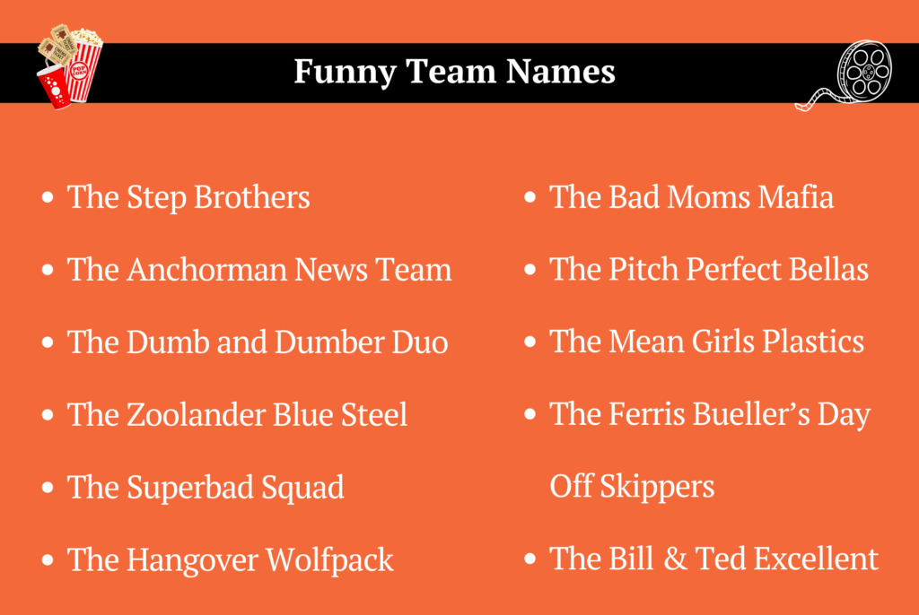 Funny Team Names