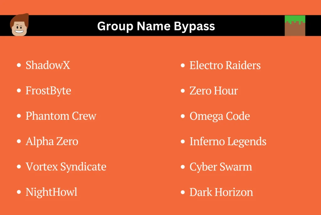 Group Name Bypass