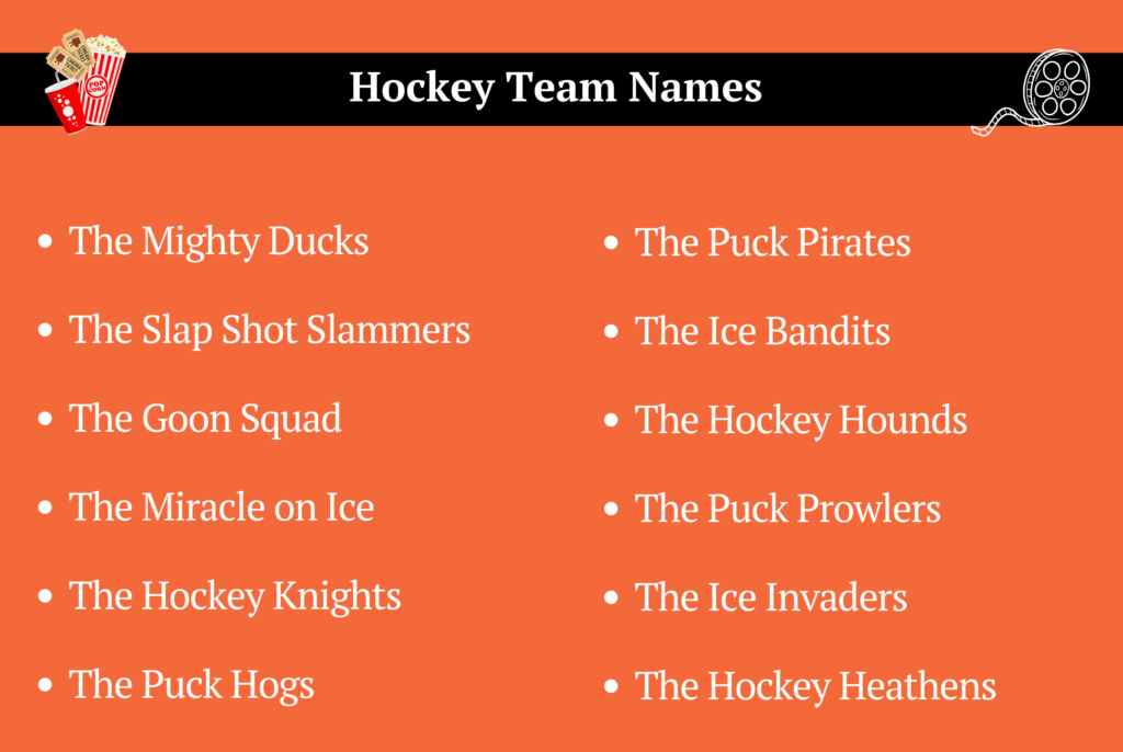 Hockey Team Names