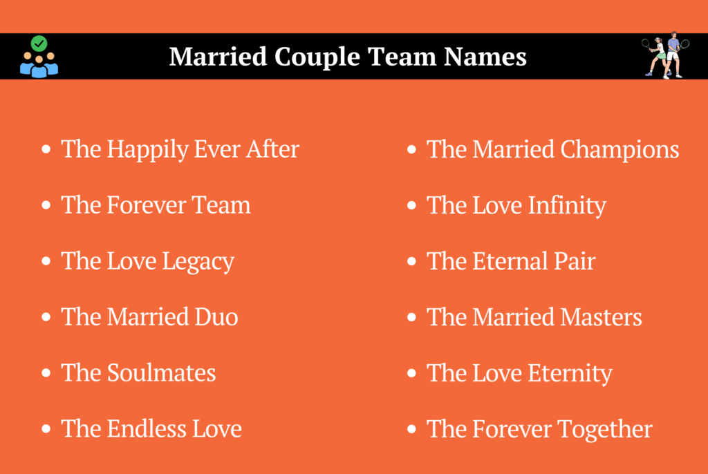 Married Couple Team Names