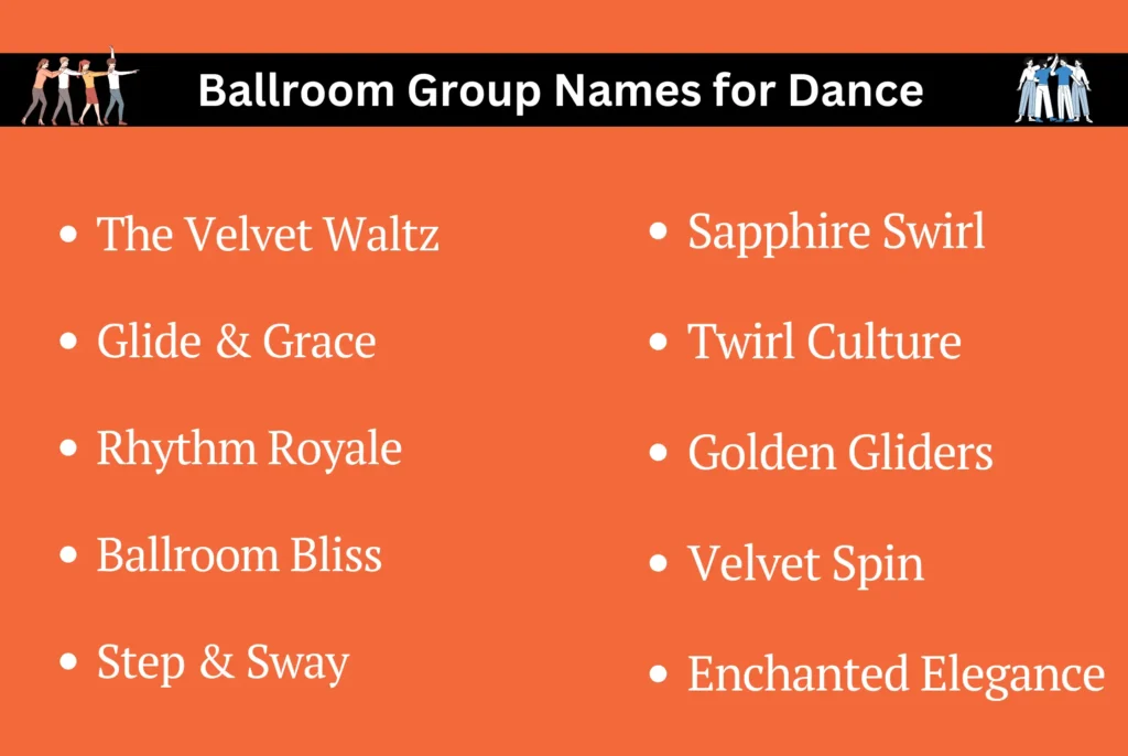 Ballroom Group Names for Dance