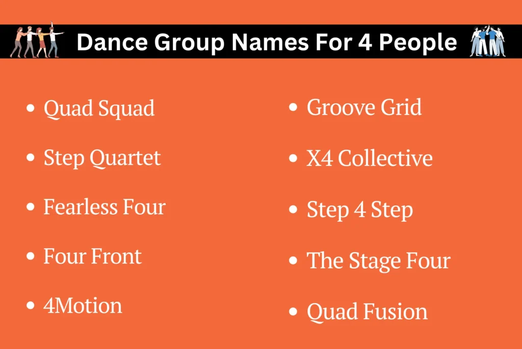 Dance Group Names For 4 People