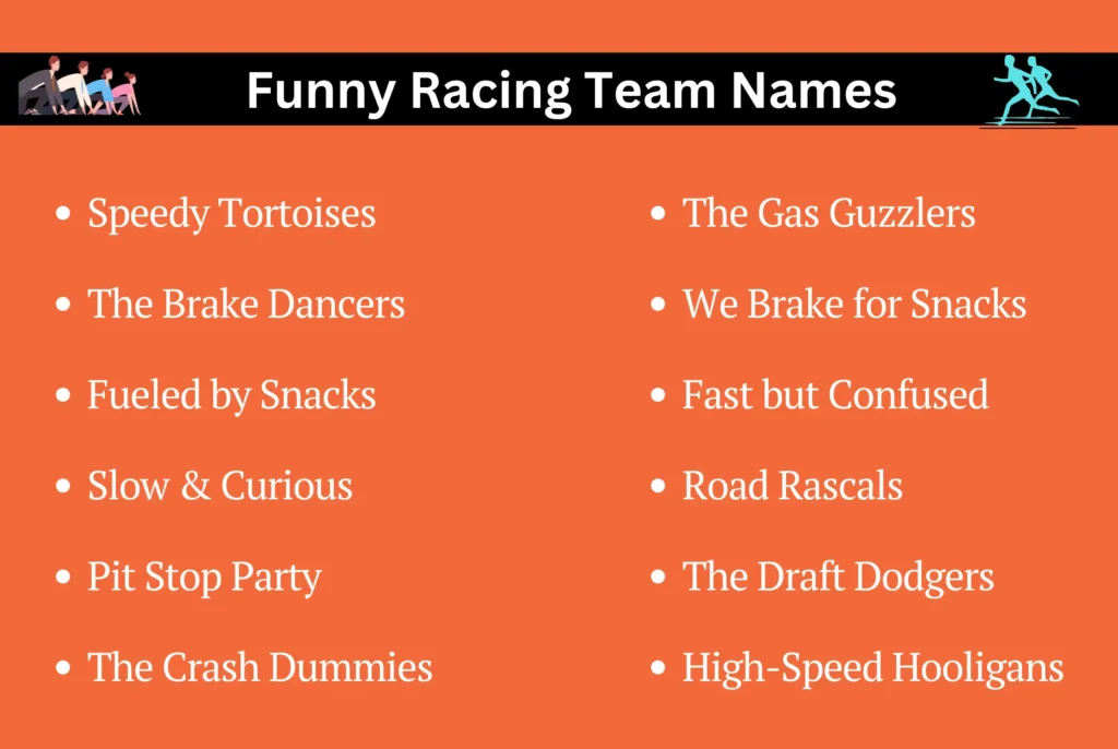 Funny Racing Team Names