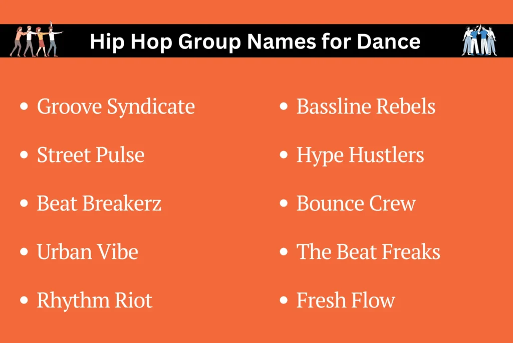 Hip Hop Group Names for Dance
