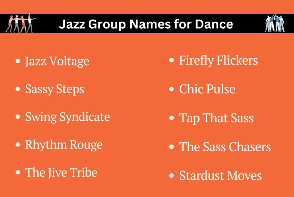 Jazz Group Names for Dance
