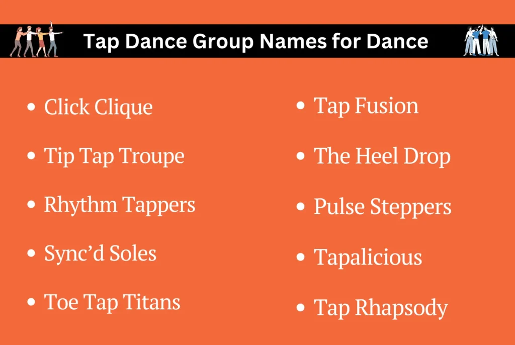 Tap Dance Group Names for Dance