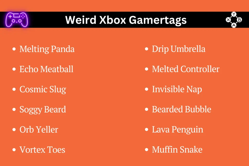 Weird Xbox Gamertags