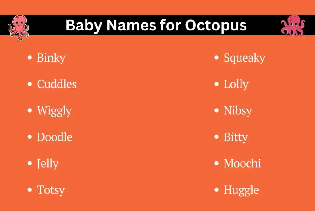 Baby Names for Octopus
