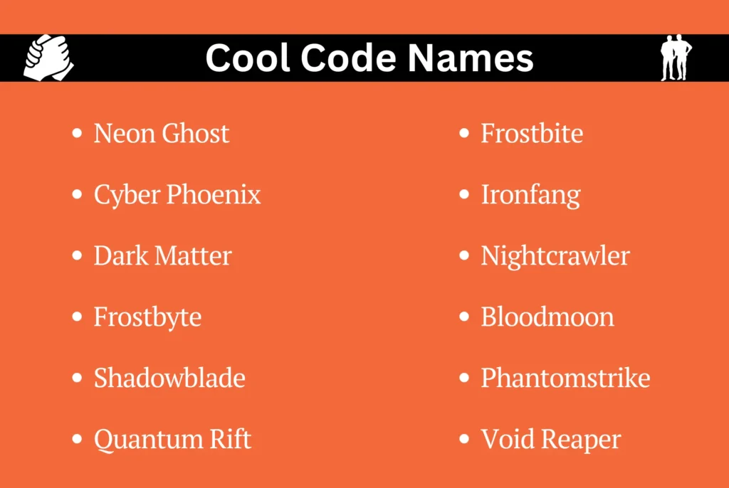 Cool Code Names
