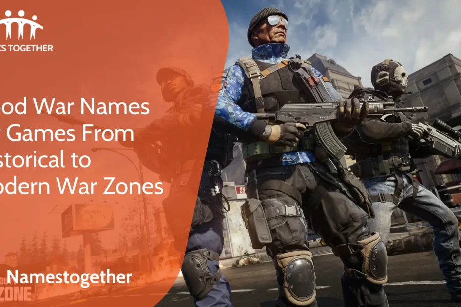 Good War Names for Games From Historical to Modern War Zones