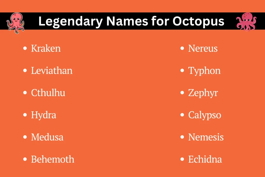 Legendary Names for Octopus