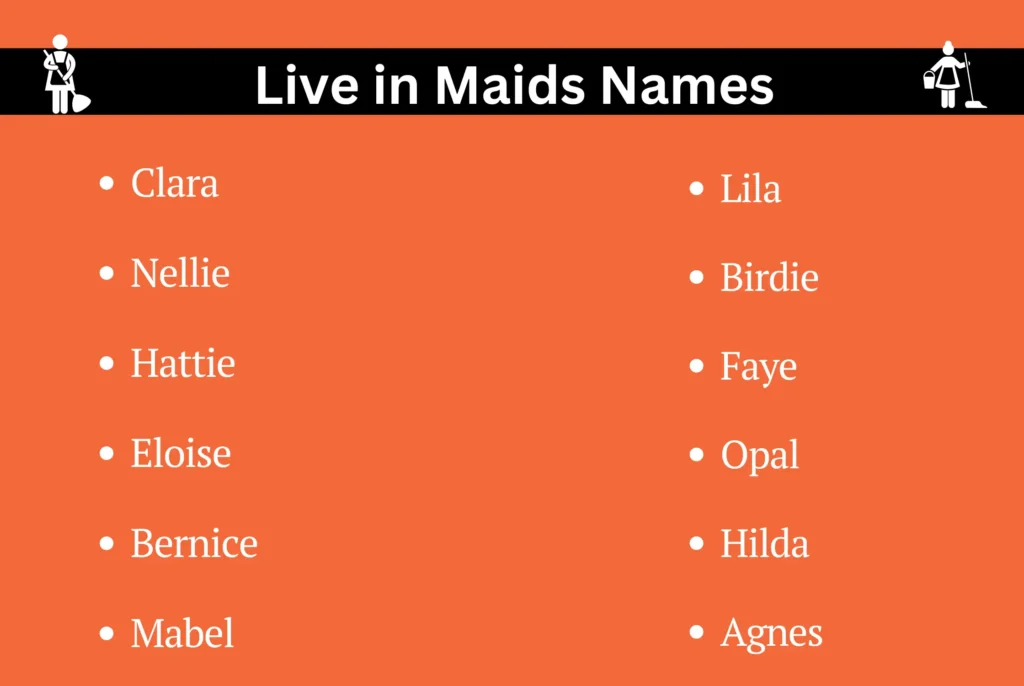 Live in Maids Names