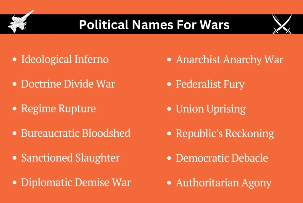Political Names For Wars