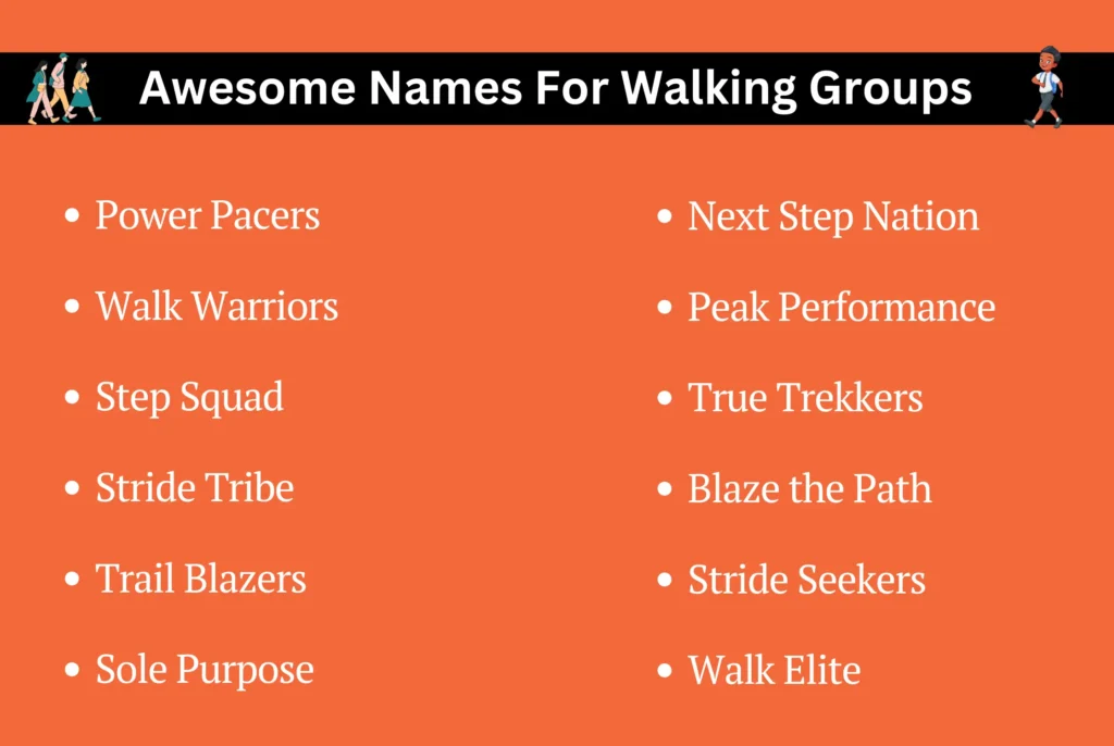 Awesome Names For Walking Groups