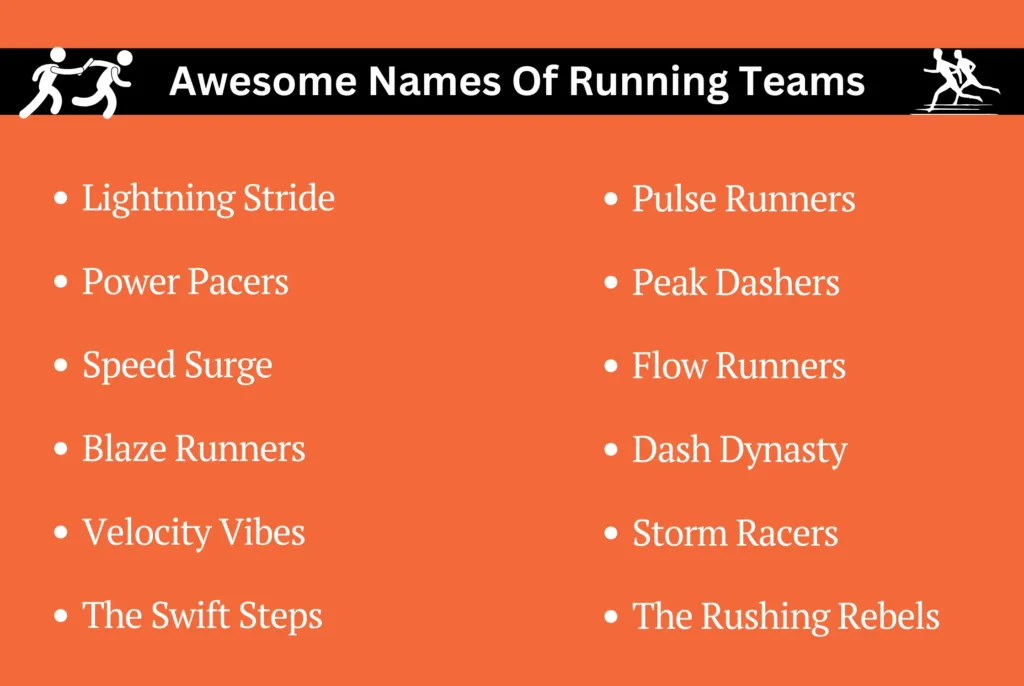 Awesome Names Of Running Teams