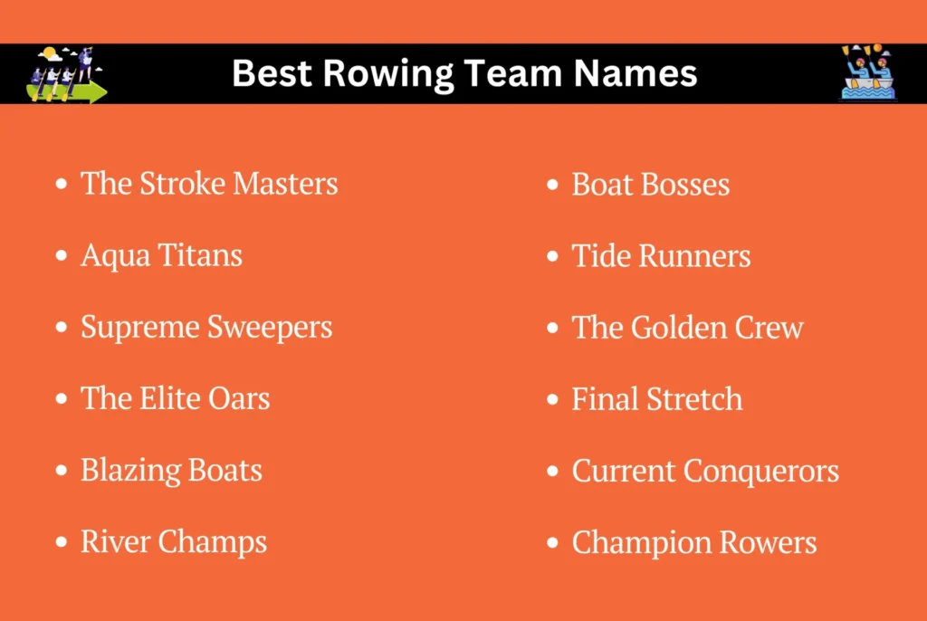 Best Rowing Team Names