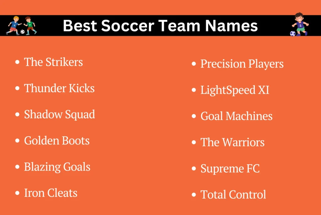 Best Soccer Team Names