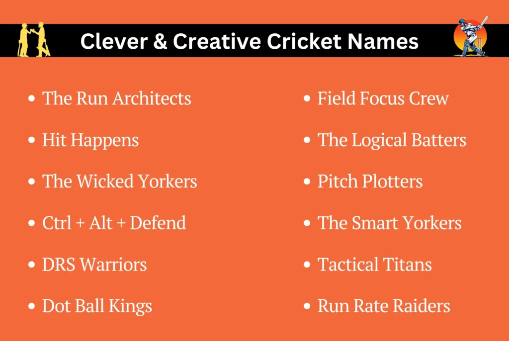 Clever & Creative Cricket Names