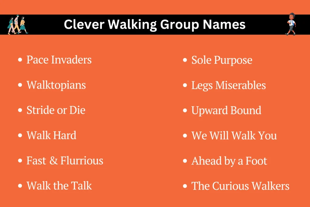 Clever Walking Group Names