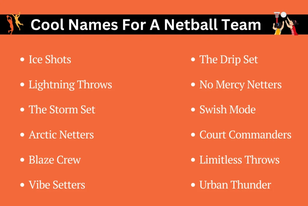 Cool Names For A Netball Team