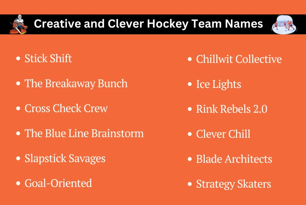 Creative and Clever Hockey Team Names