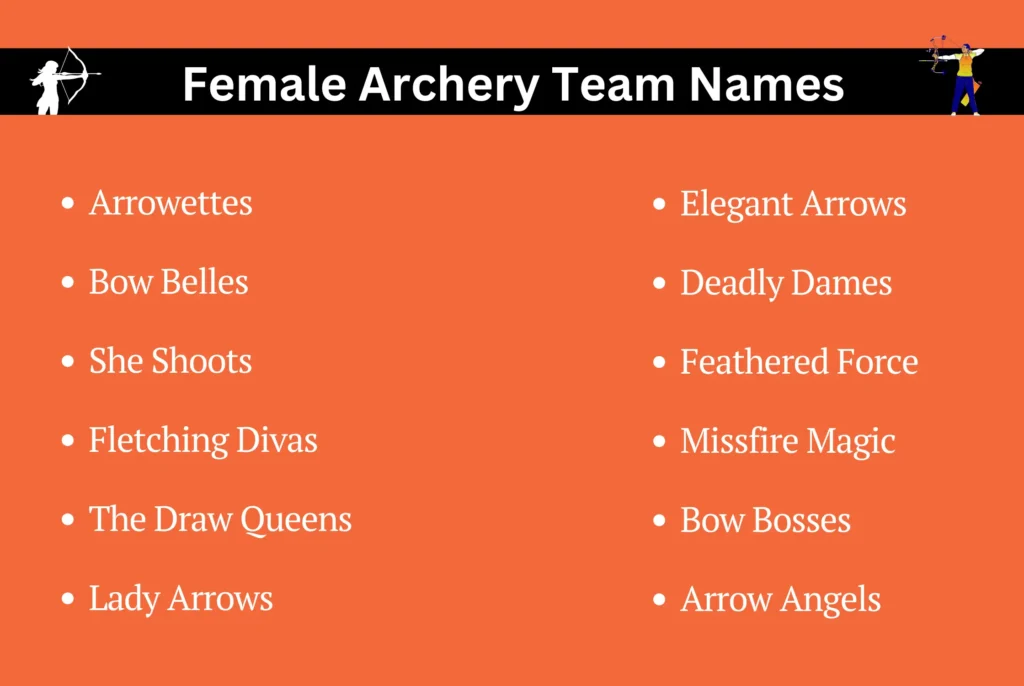 Female Archery Team Names
