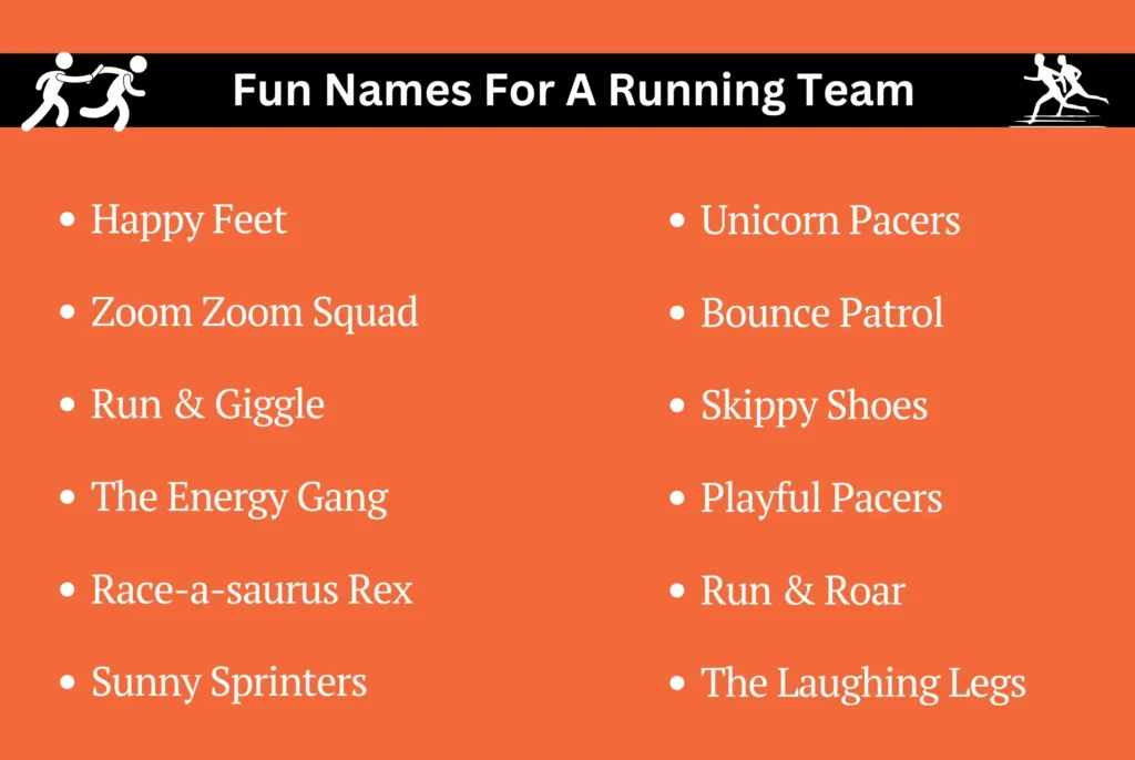 Fun Names For A Running Team