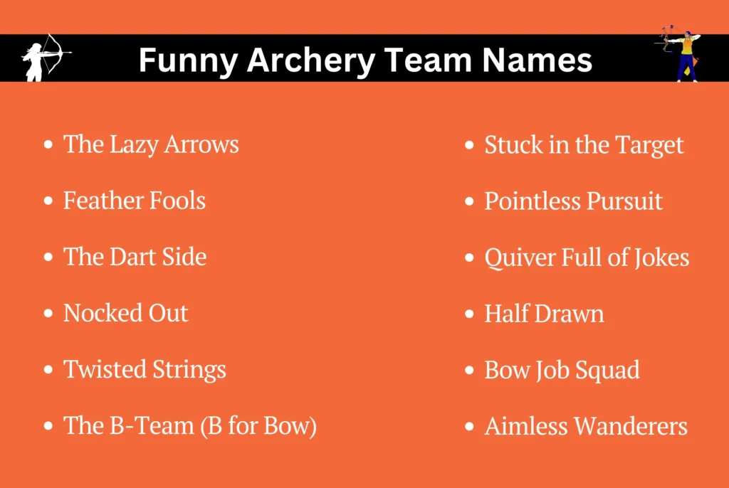 Funny Archery Team Names