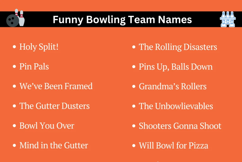 Funny Bowling Team Names