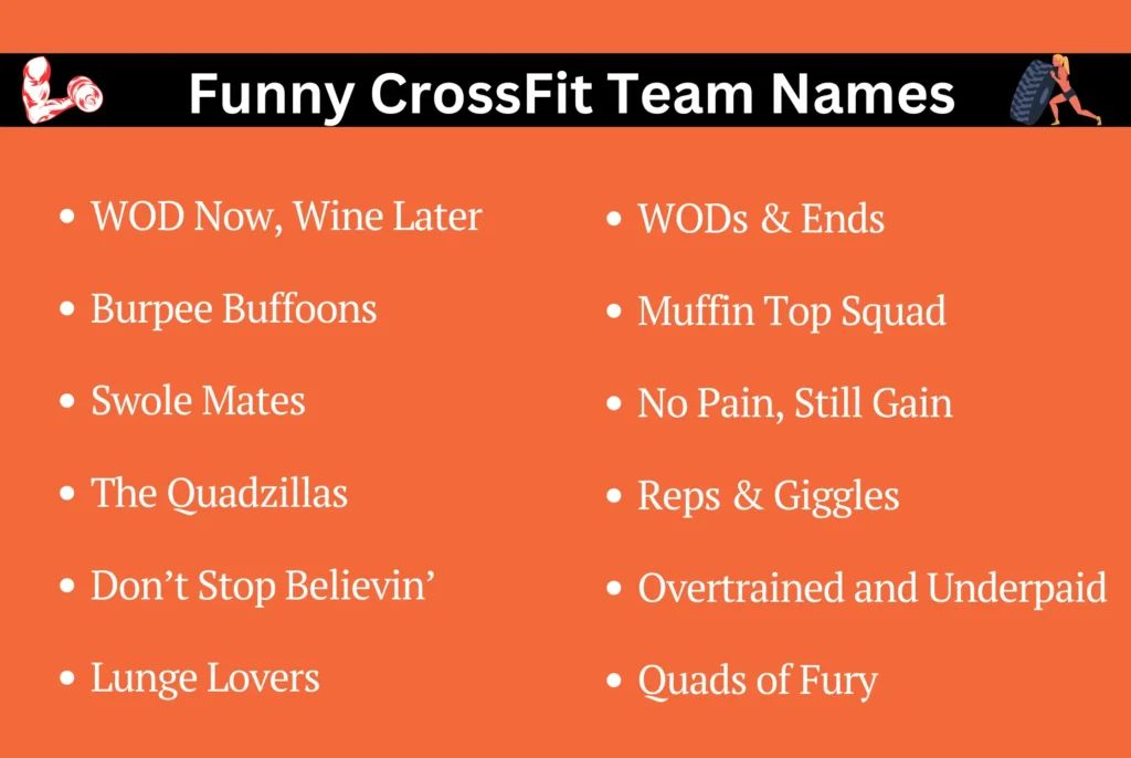 Funny CrossFit Team Names