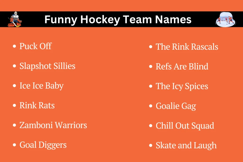 Funny Hockey Team Names