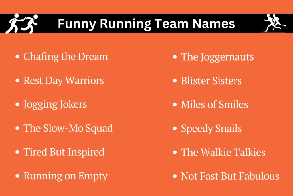 Funny Running Team Names
