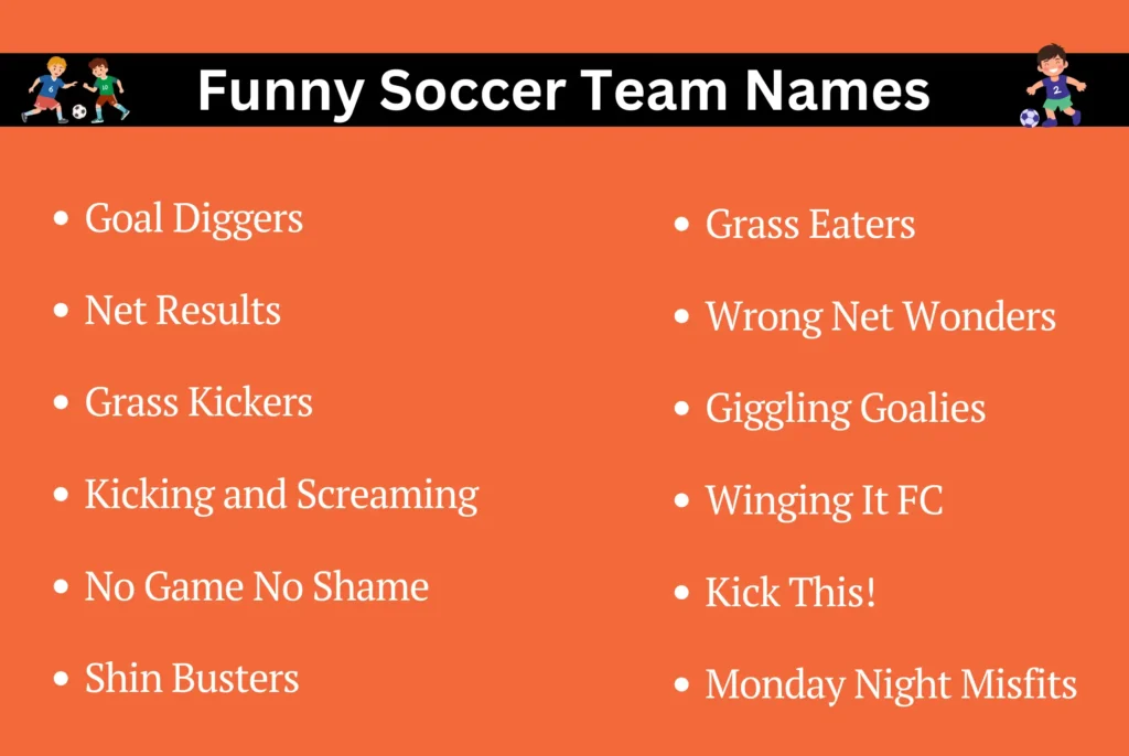 Funny Soccer Team Names