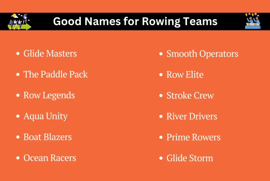 Good Names for Rowing Teams