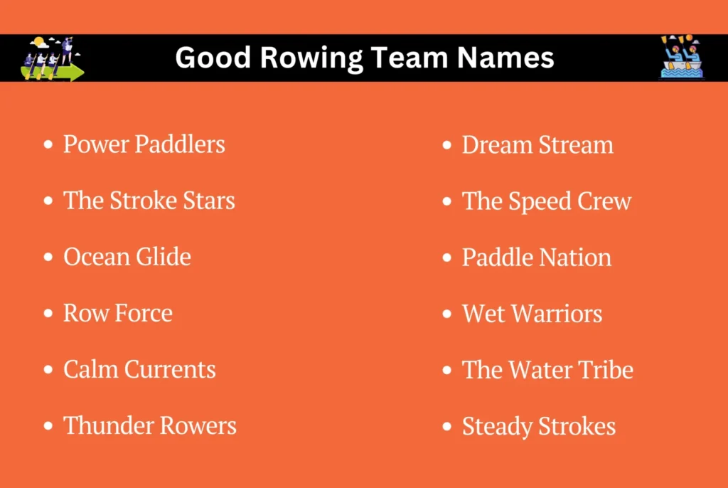 Good Rowing Team Names