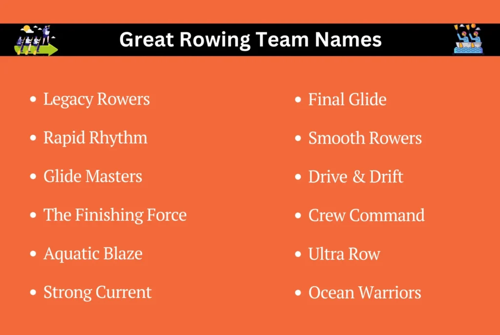 Great Rowing Team Names