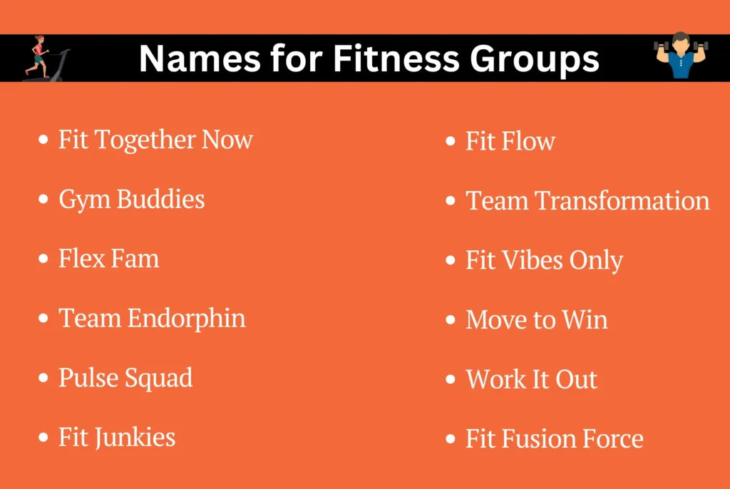 Names for Fitness Groups