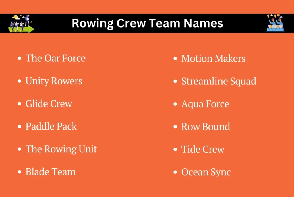 Rowing Crew Team Names
