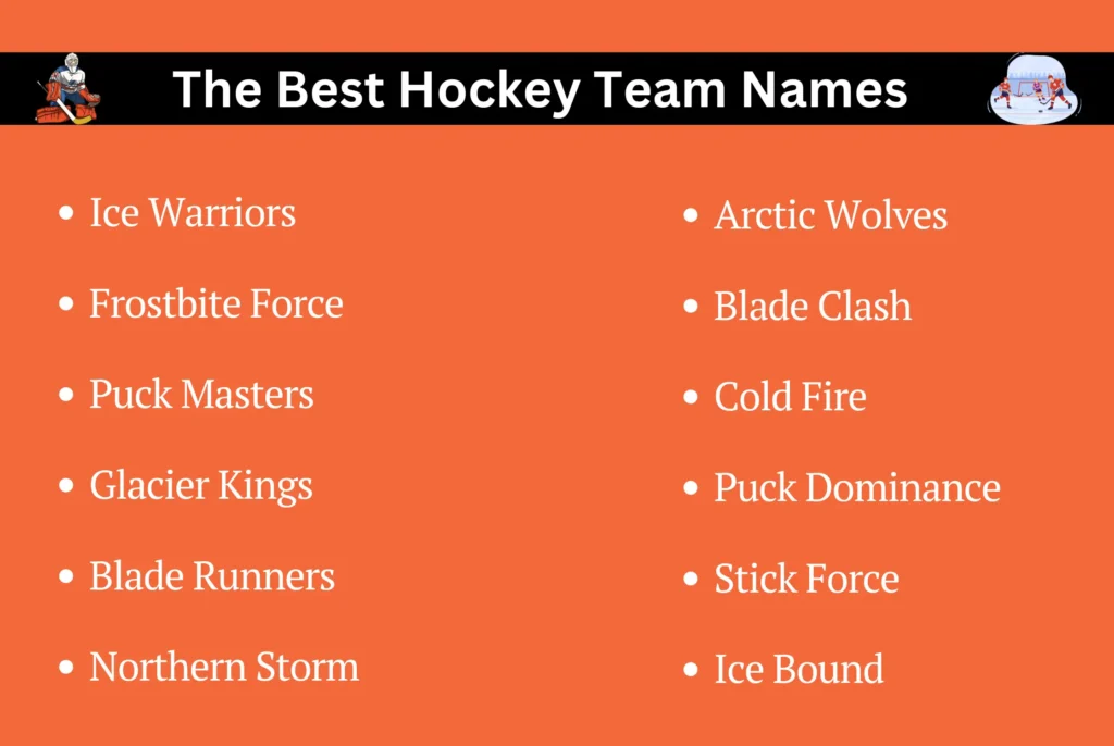 The Best Hockey Team Names