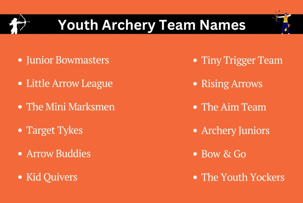 Youth Archery Team Names