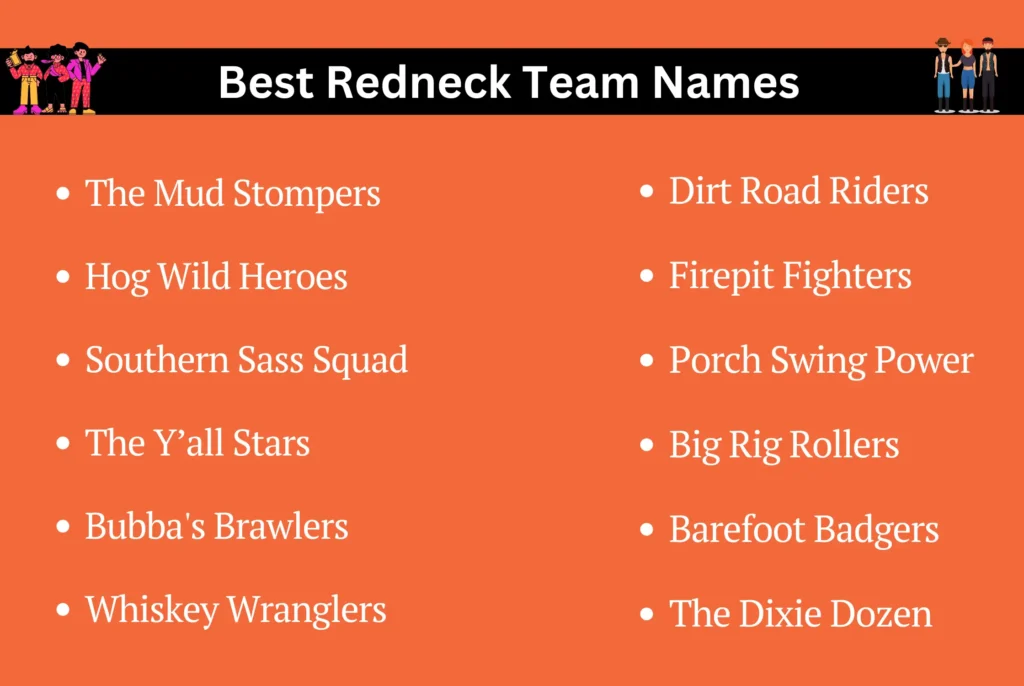 Best Redneck Team Names