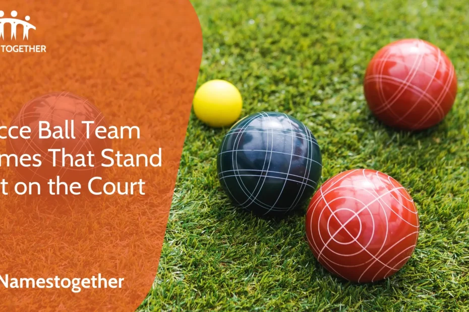 Bocce Ball Team Names That Stand Out on the Court