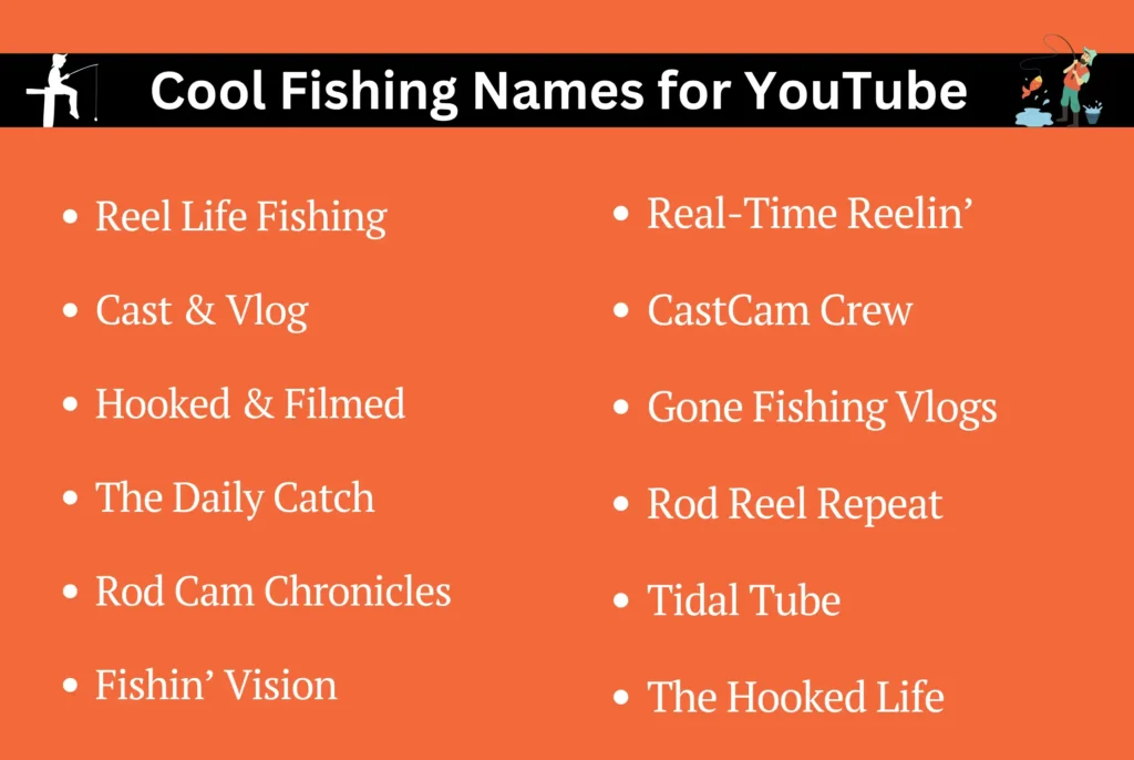 Cool Fishing Names for YouTube